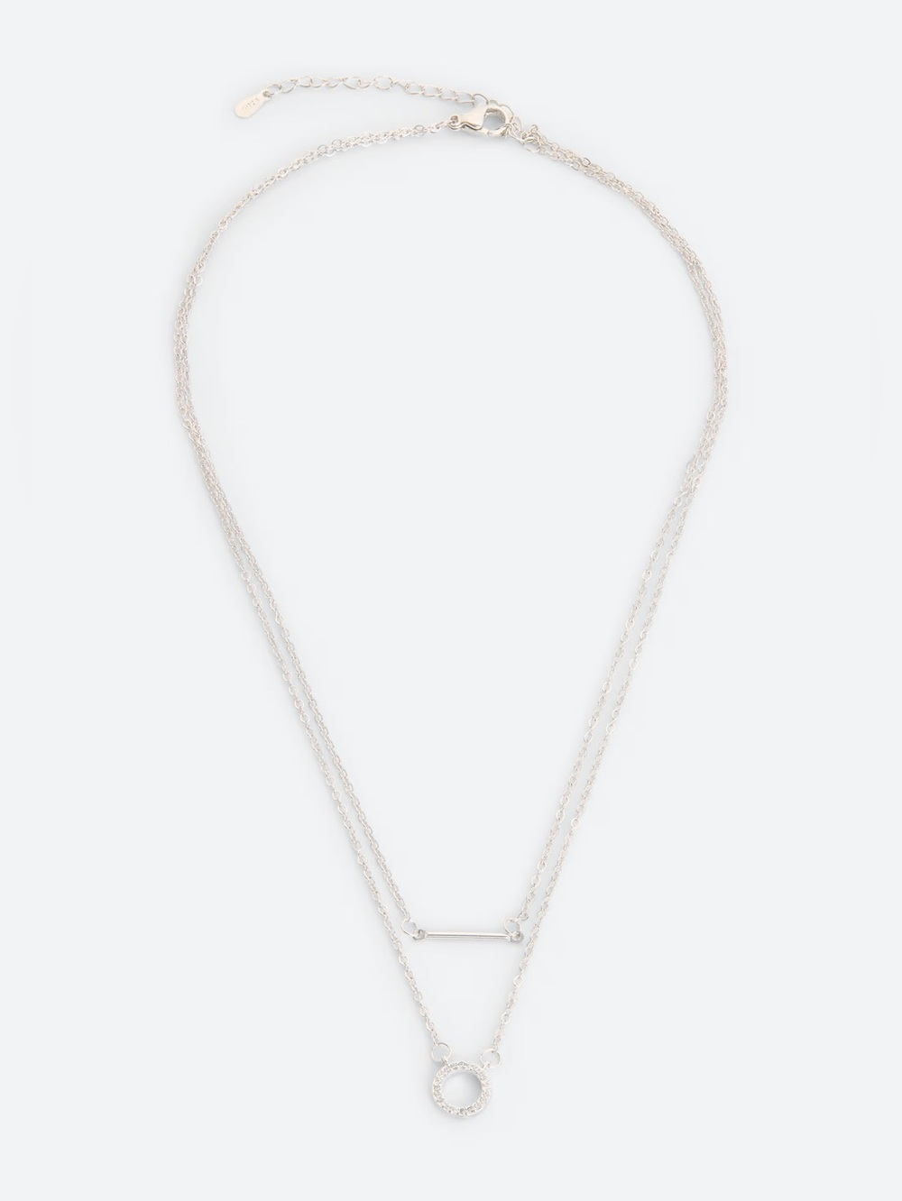 MARKET & SPRUCE Autumn Ciassic Circle Layered Necklace